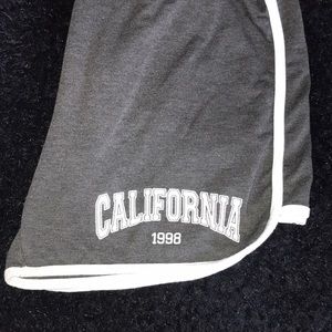 romwe california 1998 shorts